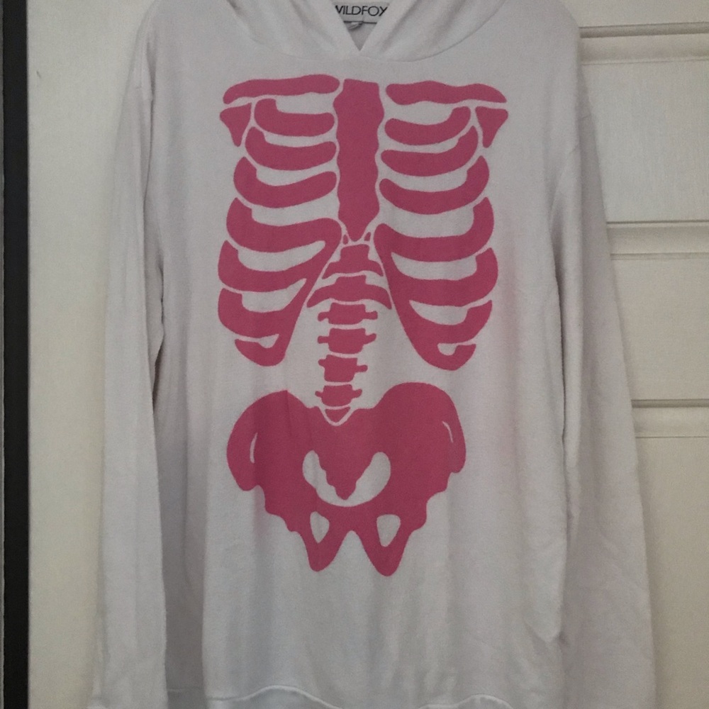 Wildfox Barbie inside out hoodie, Large.